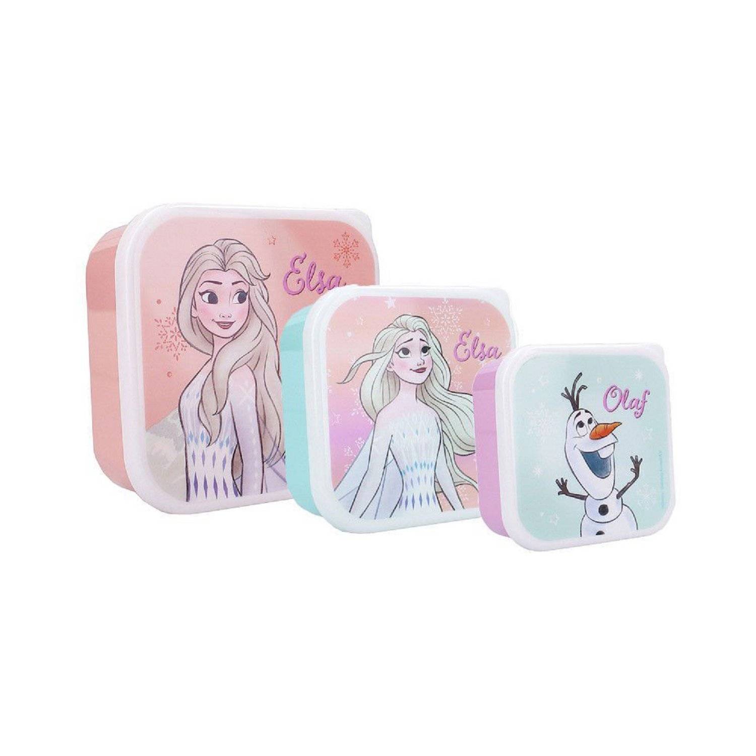 Frozen Lunchset 3-in-1 Snackbox Lunchpaket Butterbrotbox