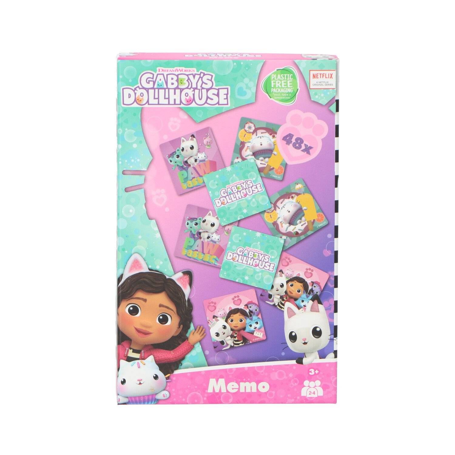 Gabby's Dollhouse Memory Spiel Gedächtnisspiel für Kinder Entdecke die Welt von Gabby