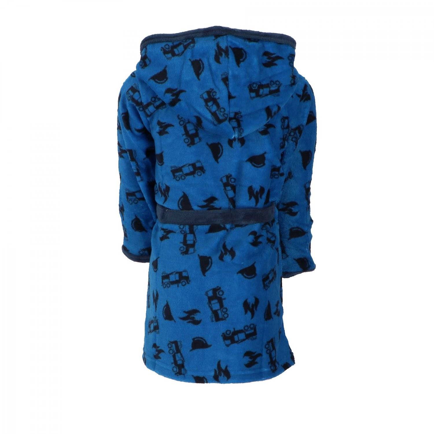 Feuerwehrmann Sam Kinder-Bademantel: Gemütlichkeit in Blau für die Kleinen Ideal für zuhause 110/116