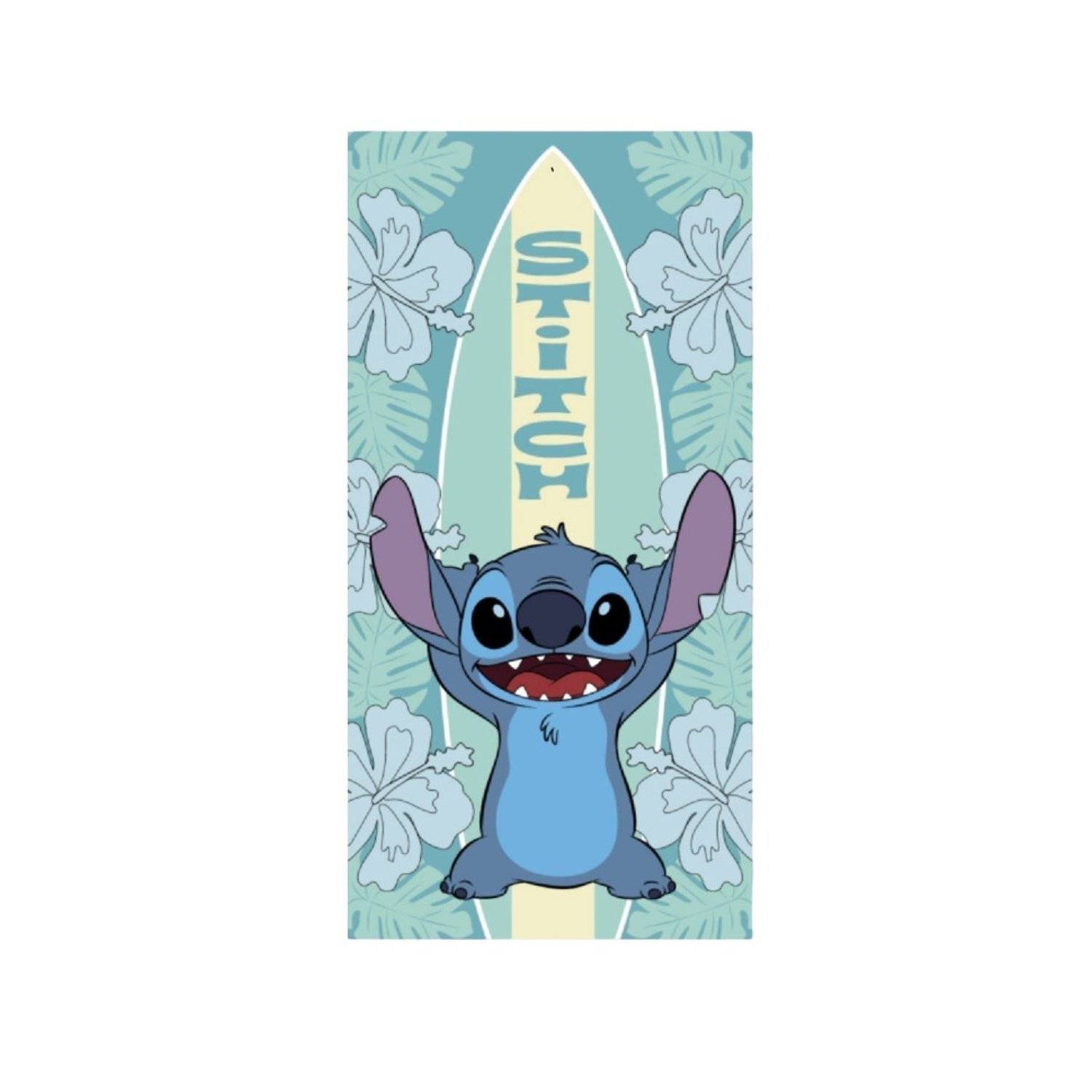 Lilo & Stitch Kinderhandtuch Baumwoll-Strandtuch Farbenfrohes Poolhandtuch, 70cm x 140cm