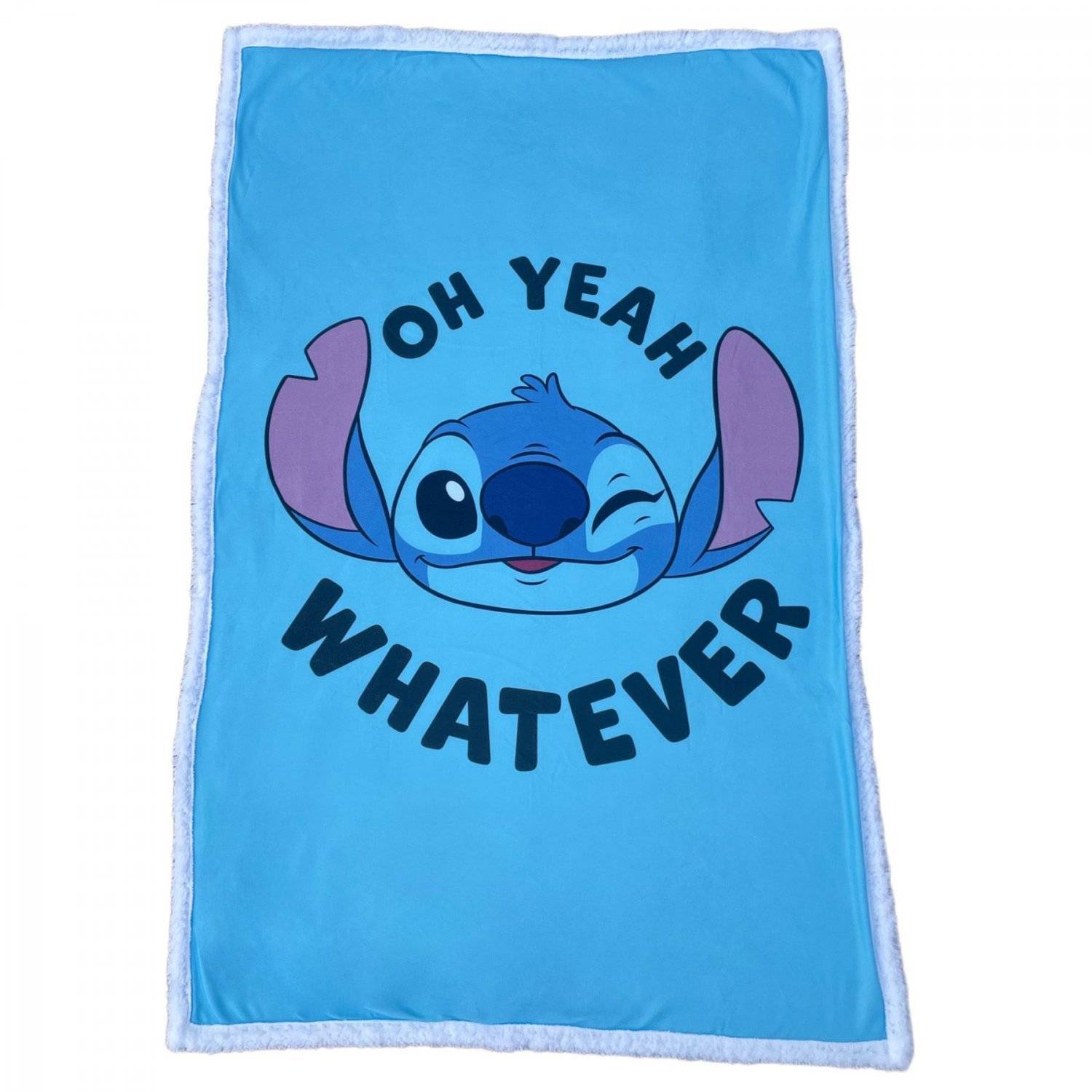 Lilo & Stitch Tagesdecke Bettdecke Fleecedecke Kuschelige Sherpa-Decke, 150x100 cm