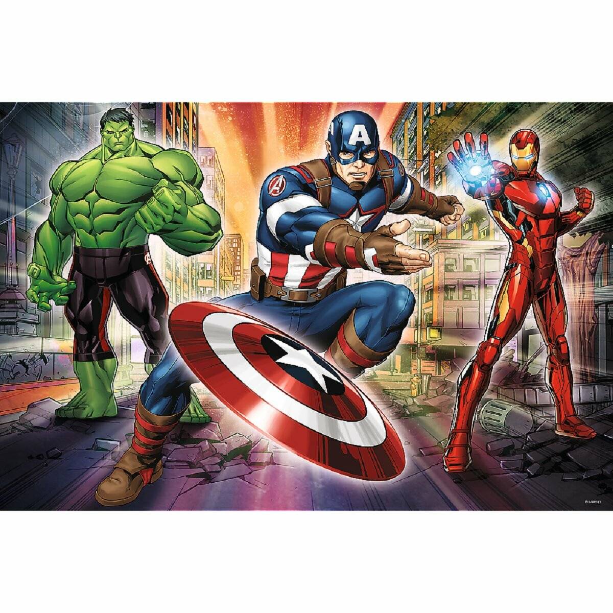 Marvel Avengers Puzzle Perfektes Geschenk für Superhelden-Fans Motiv 1