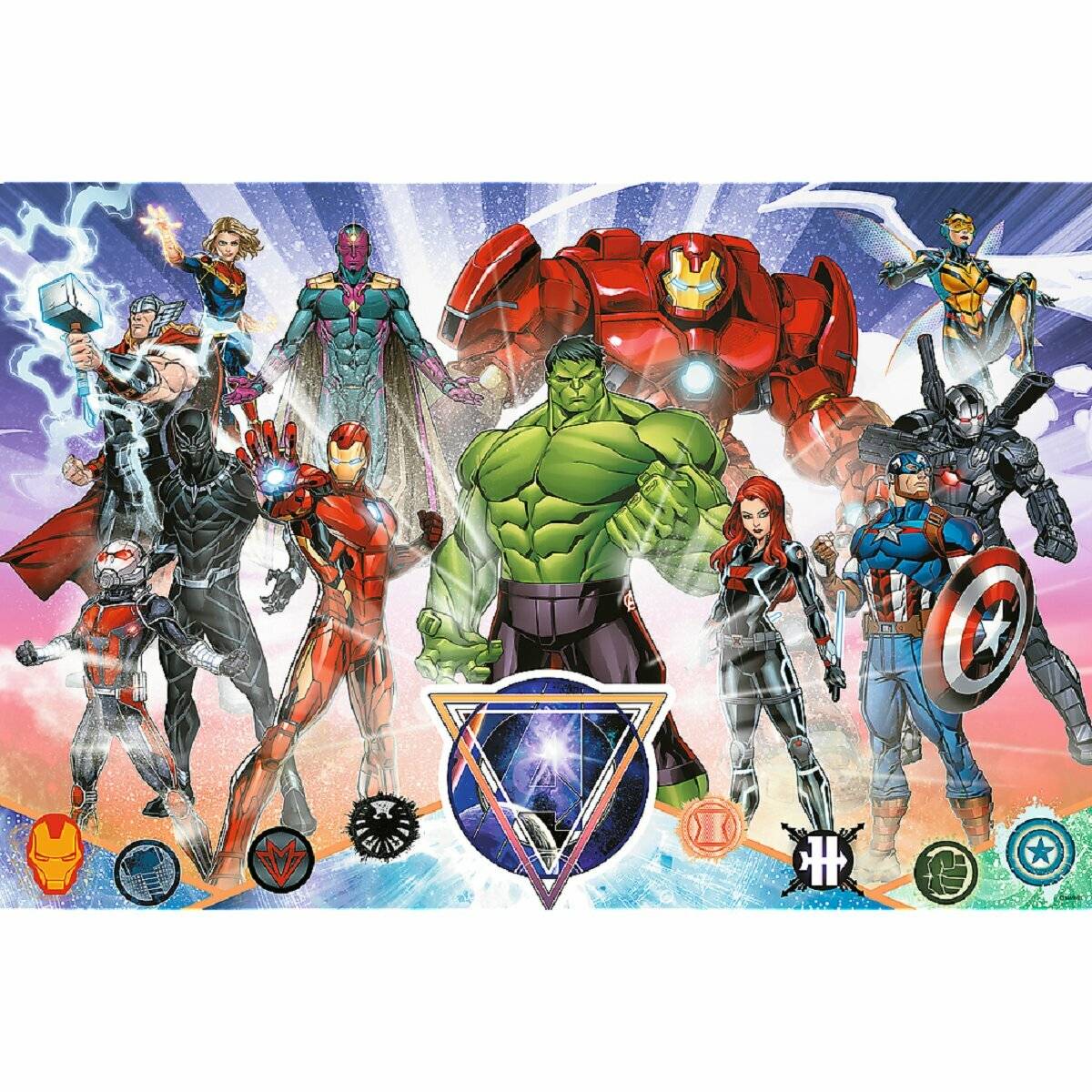 Marvel Avengers Puzzle Spannende Herausforderung für Fans für Erwachsene und Kinder Courage of the Avengers