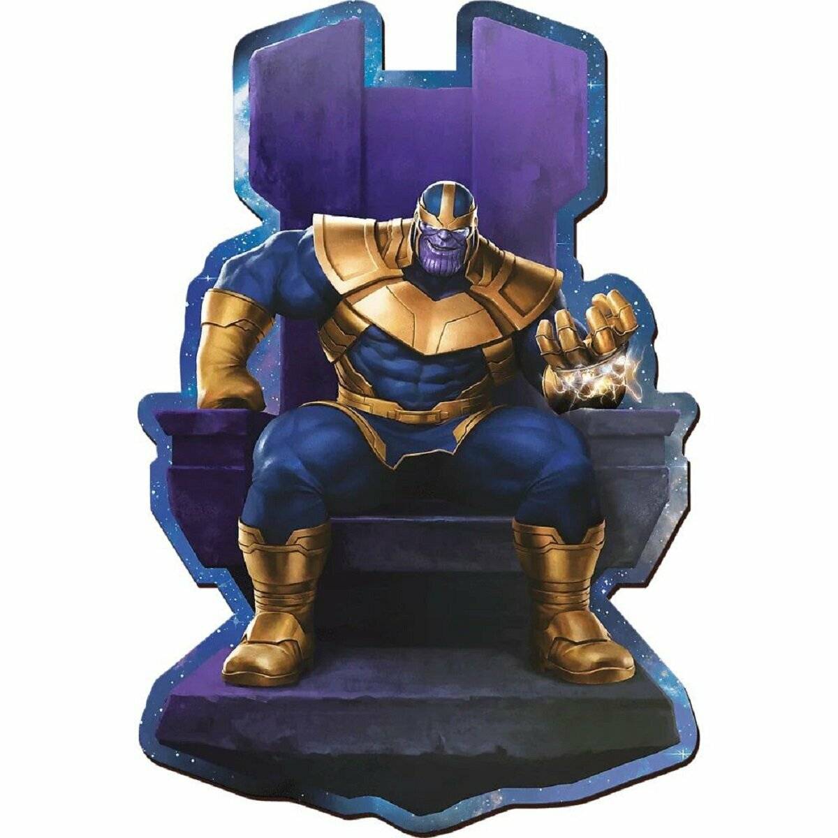 Marvel Avengers Puzzle 160 Teile aus Holz Perfekt für junge Superhelden-Fans Thanos on Throne