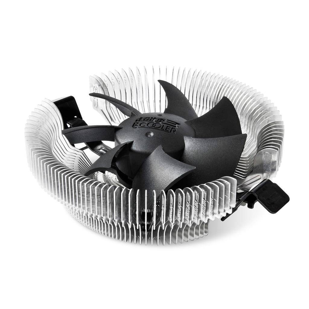 Pccooler E80 Top-Blow CPU-Kühler - Kühlset - 8 cm - 1000 RPM - 2200 RPM - 18 dB - 35 cfm