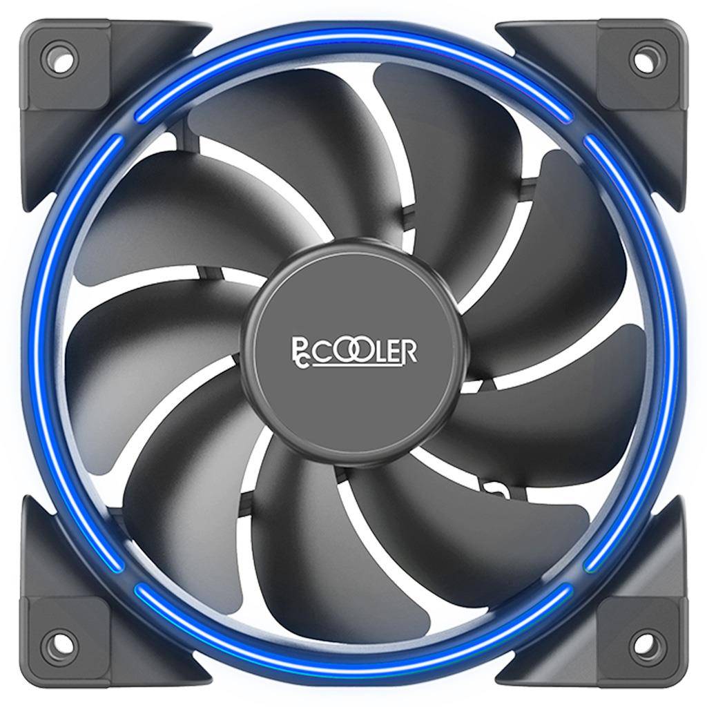 PCCOOLER Lüfter - Bis zu 1800 U/min und 54,5 CFM - verschiedene Farben Blau