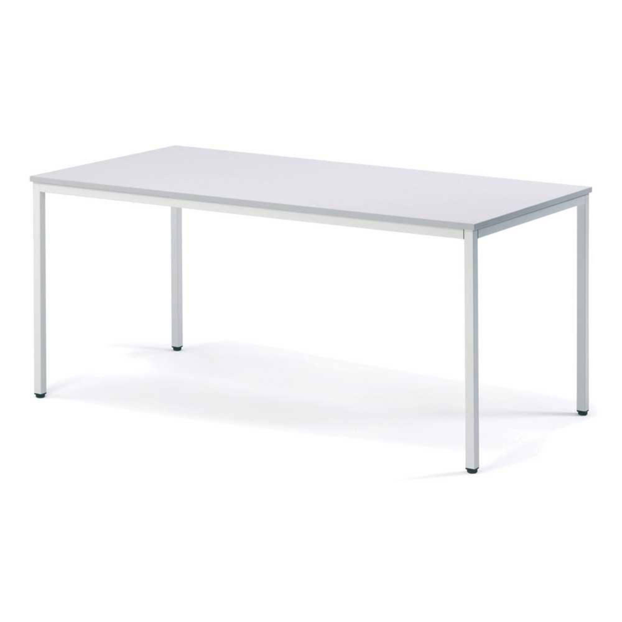 Konferenztisch 1200x720x700mm Platte lichtgrau Gestell lichtgrau