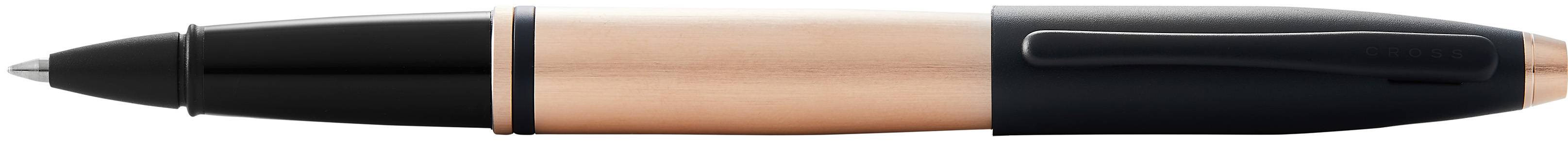 Rollerball Cross Calais Rosegold/Schwarz