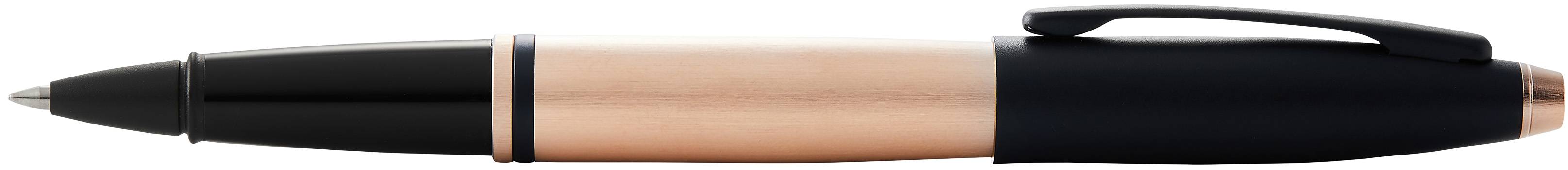 Rollerball Cross Calais Rosegold/Schwarz