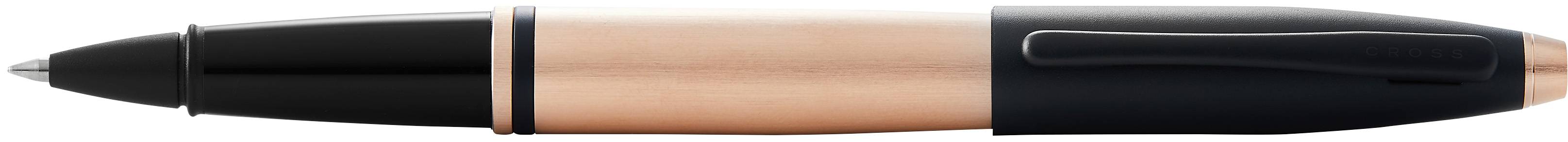Rollerball Cross Calais Rosegold/Schwarz