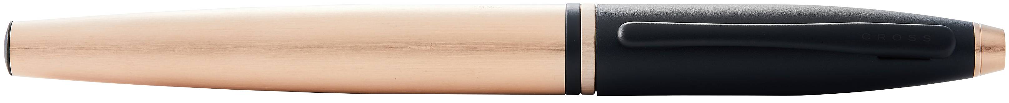 Rollerball Cross Calais Rosegold/Schwarz