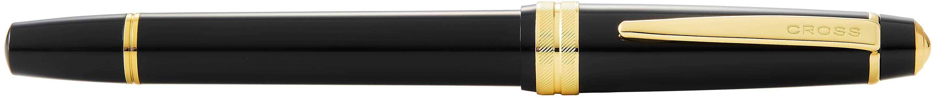 Füllfederhalter Cross Bailey Light Schwarz/Gold, Medium, in Geschenkbox
