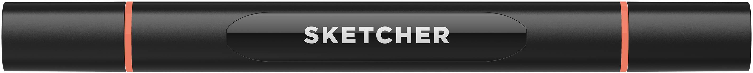 Twinmarker Sketcher brush+chisel R 085 korallenrot