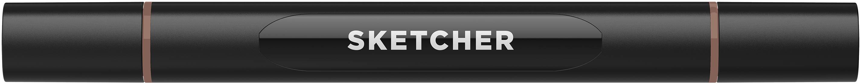 Twinmarker Sketcher brush+chisel M 135 kastanie