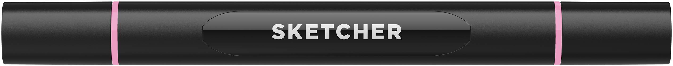 Twinmarker Sketcher brush+chisel P 155 bubblegum