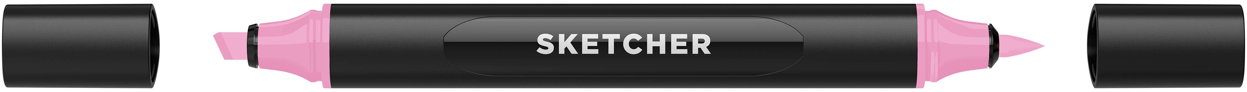 Twinmarker Sketcher brush+chisel P 155 bubblegum