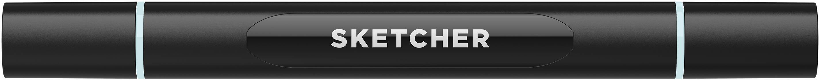 Twinmarker Sketcher brush+chisel B 255 himmelblau hell