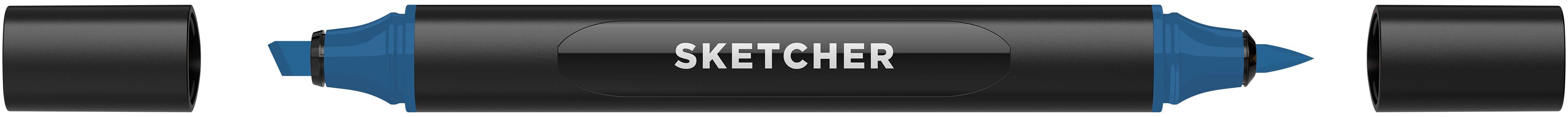 Twinmarker Sketcher brush+chisel B 290 MOLOTOW Train