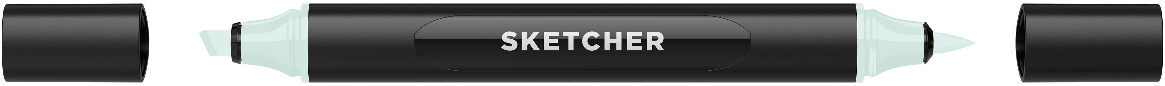 Twinmarker Sketcher brush+chisel GB300 tahitiblau