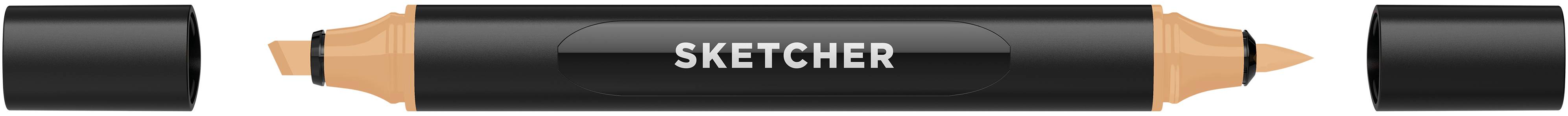 Twinmarker Sketcher brush+chisel BR475 terrakotta