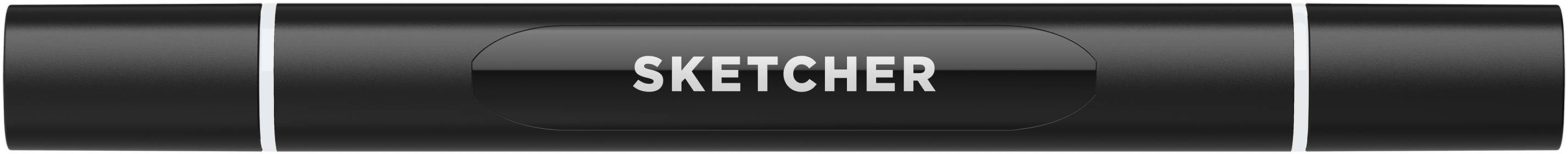 Twinmarker Sketcher brush+chisel CG510 kaltgrau 1