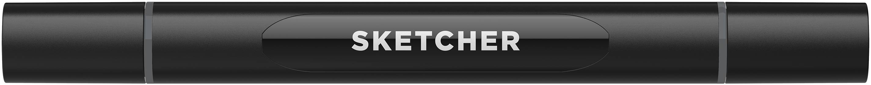 Twinmarker Sketcher brush+chisel NG560 neutralgrau 5