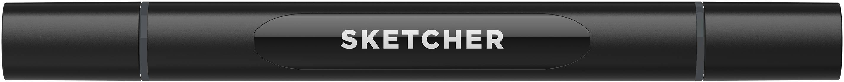 Twinmarker Sketcher brush+chisel NG565 neutralgrau 6