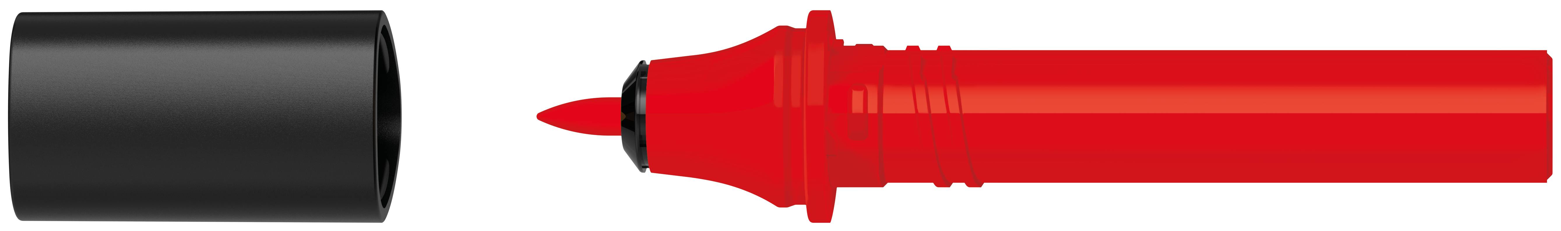 Cartridge Sketcher round, R 100 tiefrot