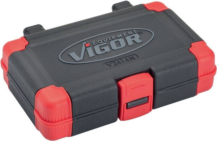 Steckschlüssel-Satz, V2414N, 46tlg., Antrieb 4k.hohl 6,3mm 1/4Zoll