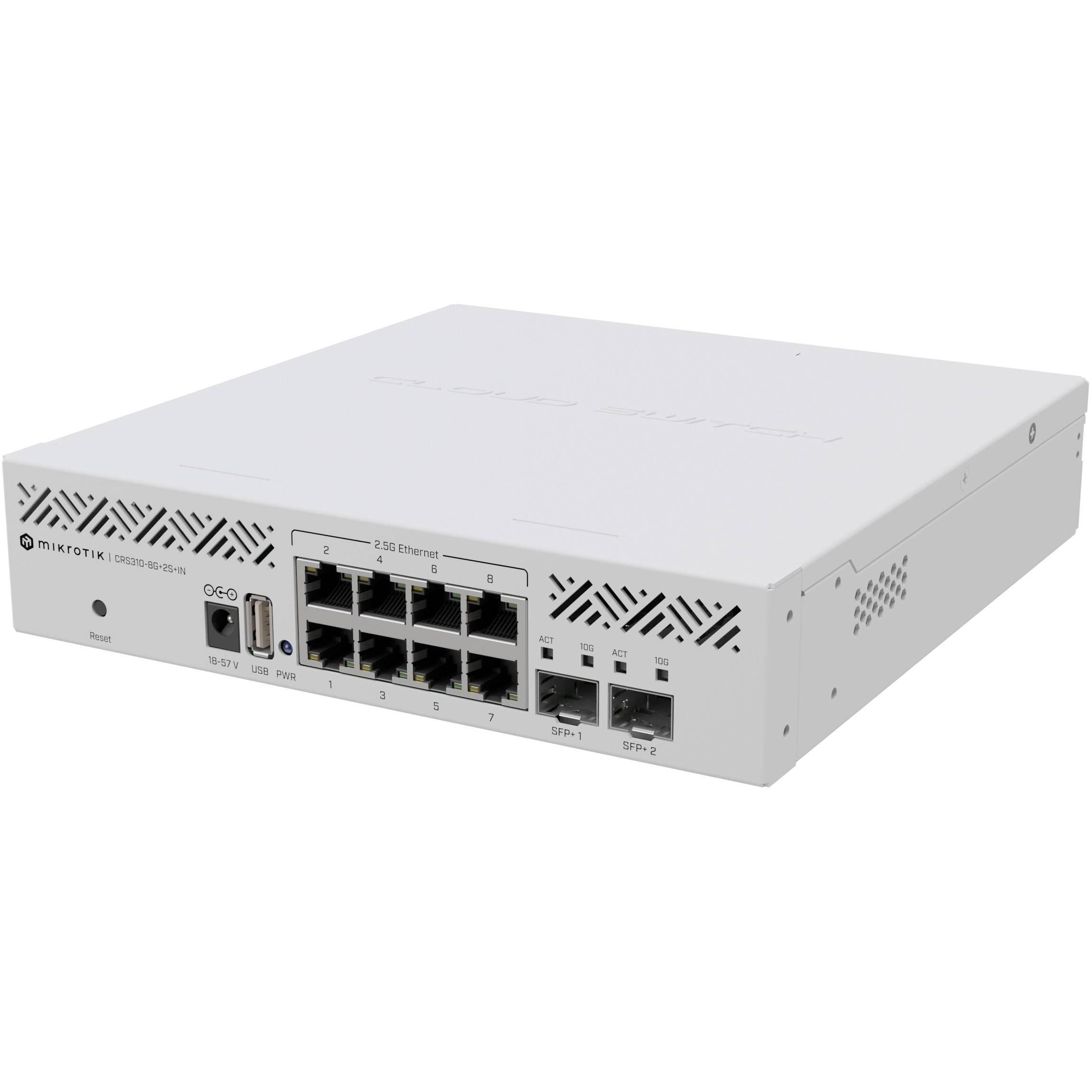 Mikrotik CRS310-8G+2S+IN: L3 Smart Switch Netzwerk-Infrastruktur Switches