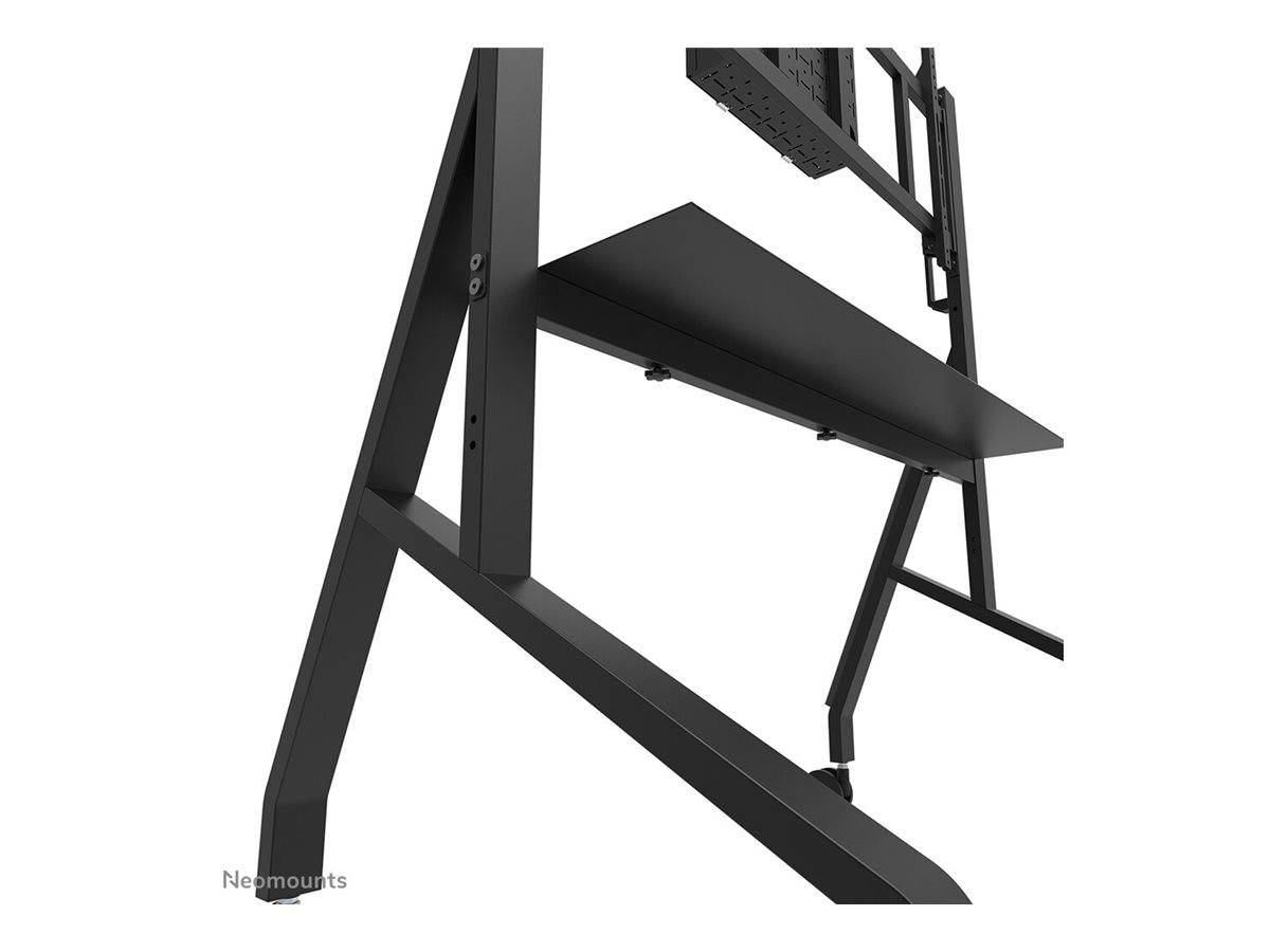 Neomounts FL50-575BL1 - Wagen - robust - für Displayständer - Bodenständer - verriegelbar - Stahl - Schwarz - Bildschirmgröße: 178.1-301.4 cm (65