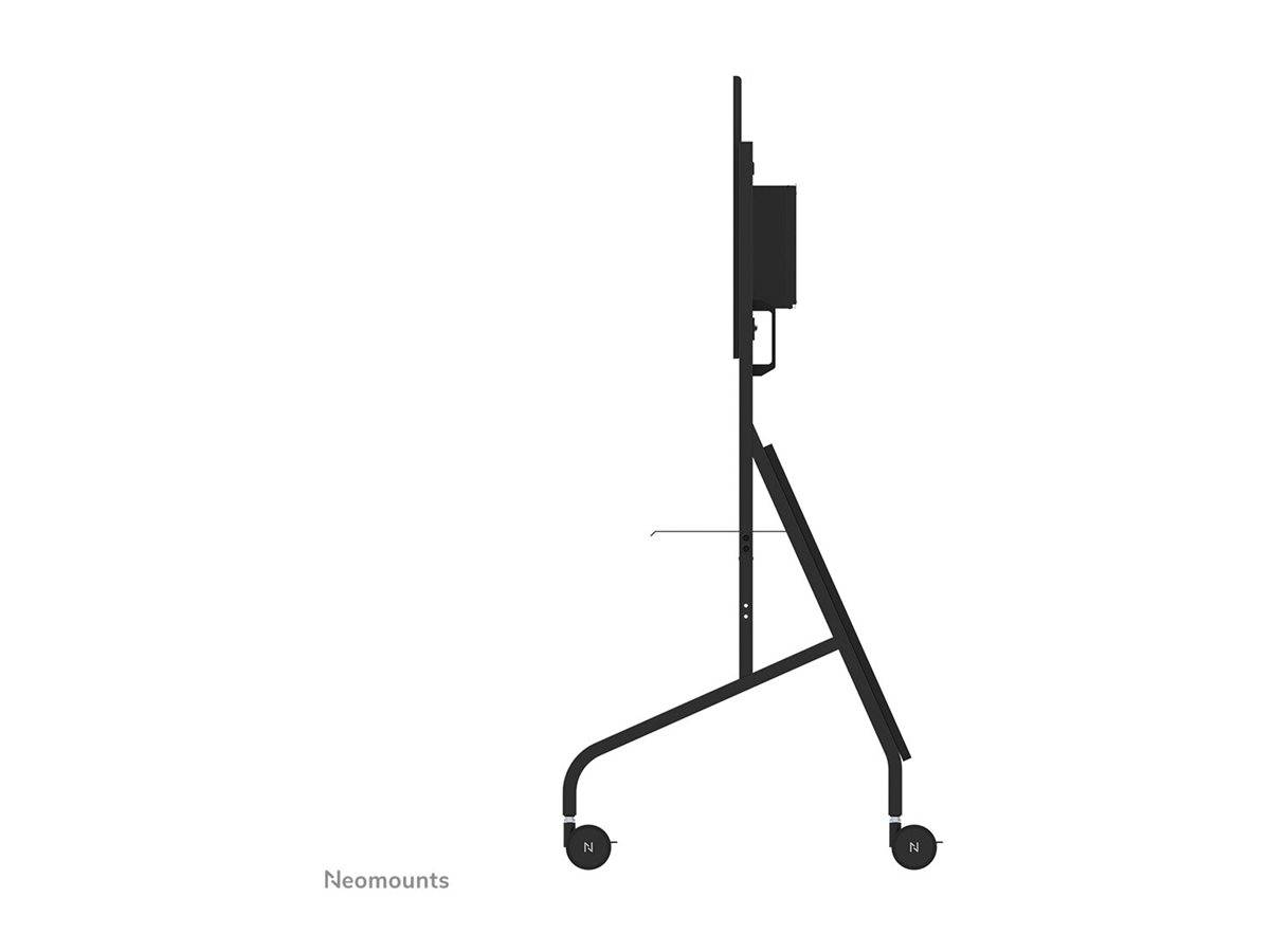 Neomounts FL50-575BL1 - Wagen - robust - für Displayständer - Bodenständer - verriegelbar - Stahl - Schwarz - Bildschirmgröße: 178.1-301.4 cm (65