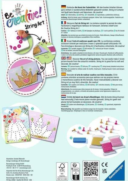 String Art Prinzessin