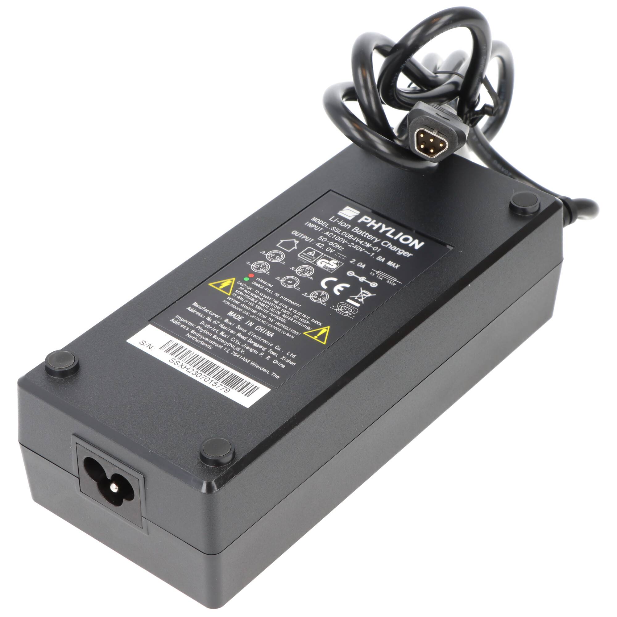 E-Bike Ladegerät Joycube Ladegerät 42,0V / 2,0A - 5-polig trapezförmig