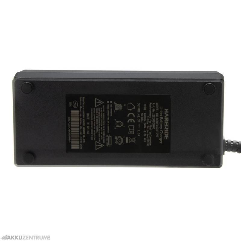 E-Bike Ladegerät SANS Ladegerät 42,0V / 2,0A - DC-Stecker 5x2,1mm