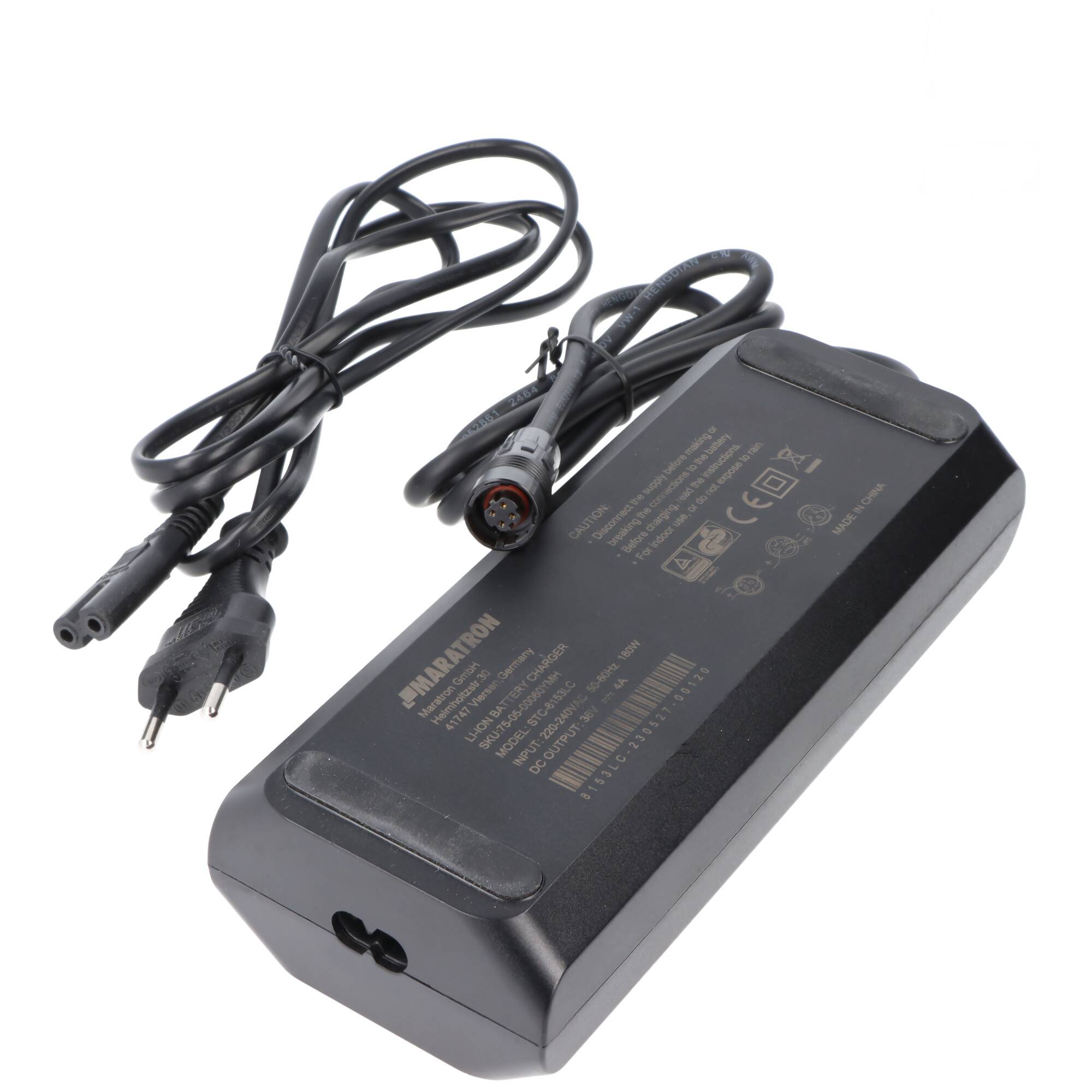 E-Bike Ladegerät MARATRON Ladegerät PASC5 für YAMAHA - 36V 4A, X0S-00