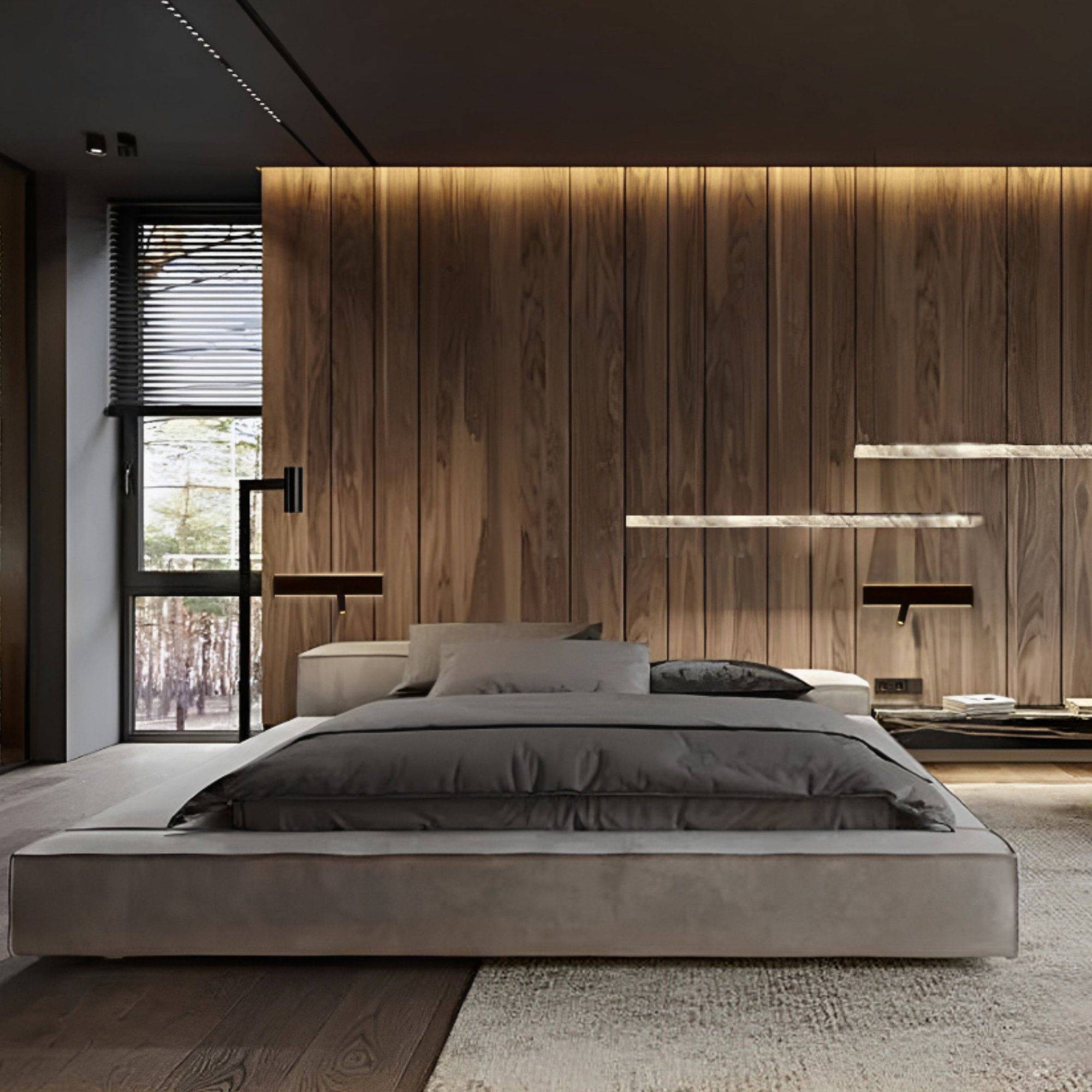 kalb I Avay Bettpanelleuchte USB-C, Moderne LED Wandlampe am Bett, Flexibles Leselicht mit Lademöglichkeit, Nachtlicht für Schlafzimmer, Energiespar