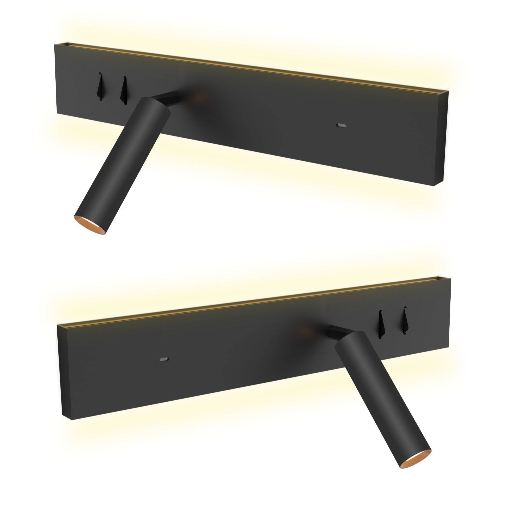 kalb I Avay Bettpanelleuchte USB-C, Moderne LED Wandlampe am Bett, Flexibles Leselicht mit Lademöglichkeit, Nachtlicht für Schlafzimmer, Energiespar