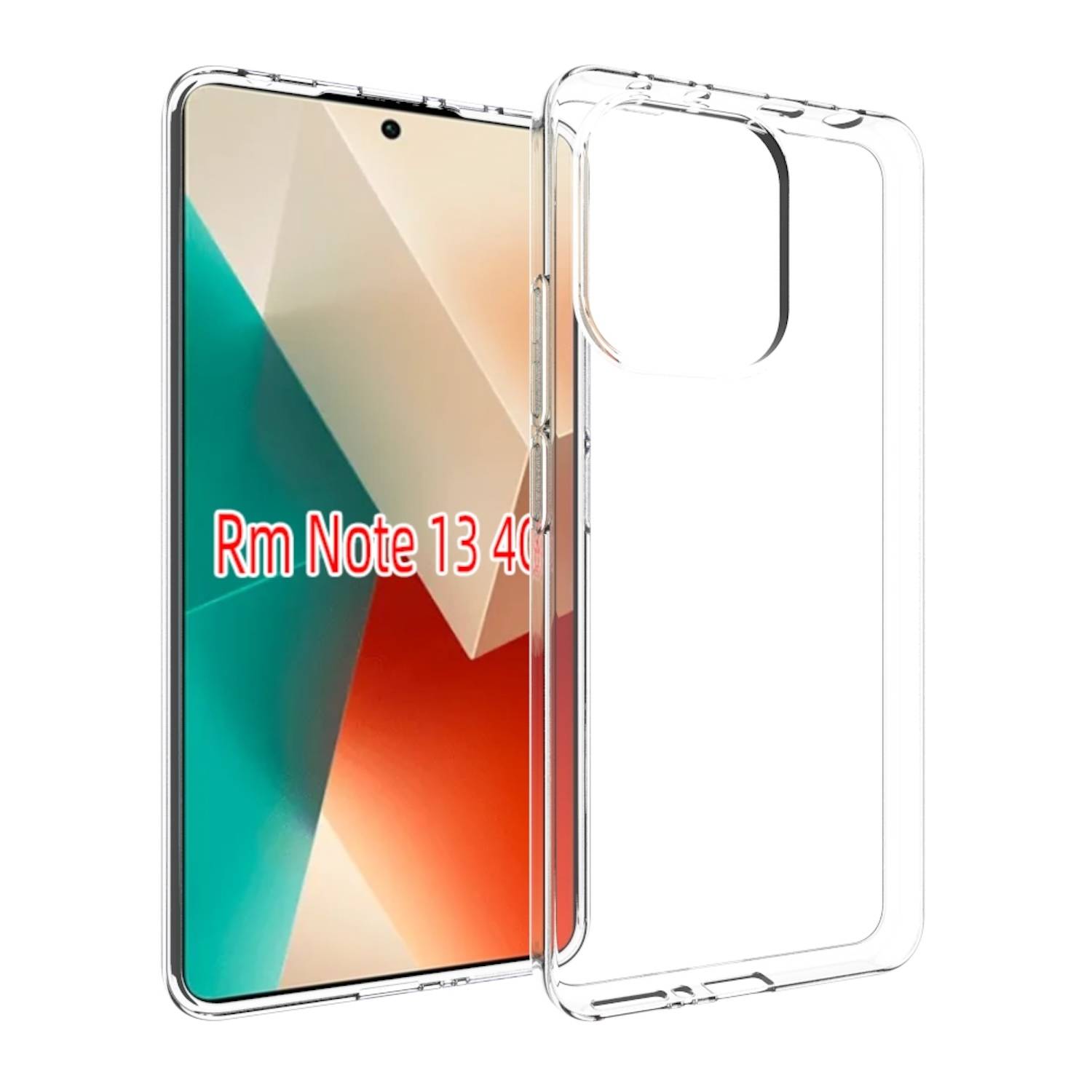 Für Xiaomi Redmi 13 4G / Poco M6 4G Silikon TPU Hülle dünn Transparent