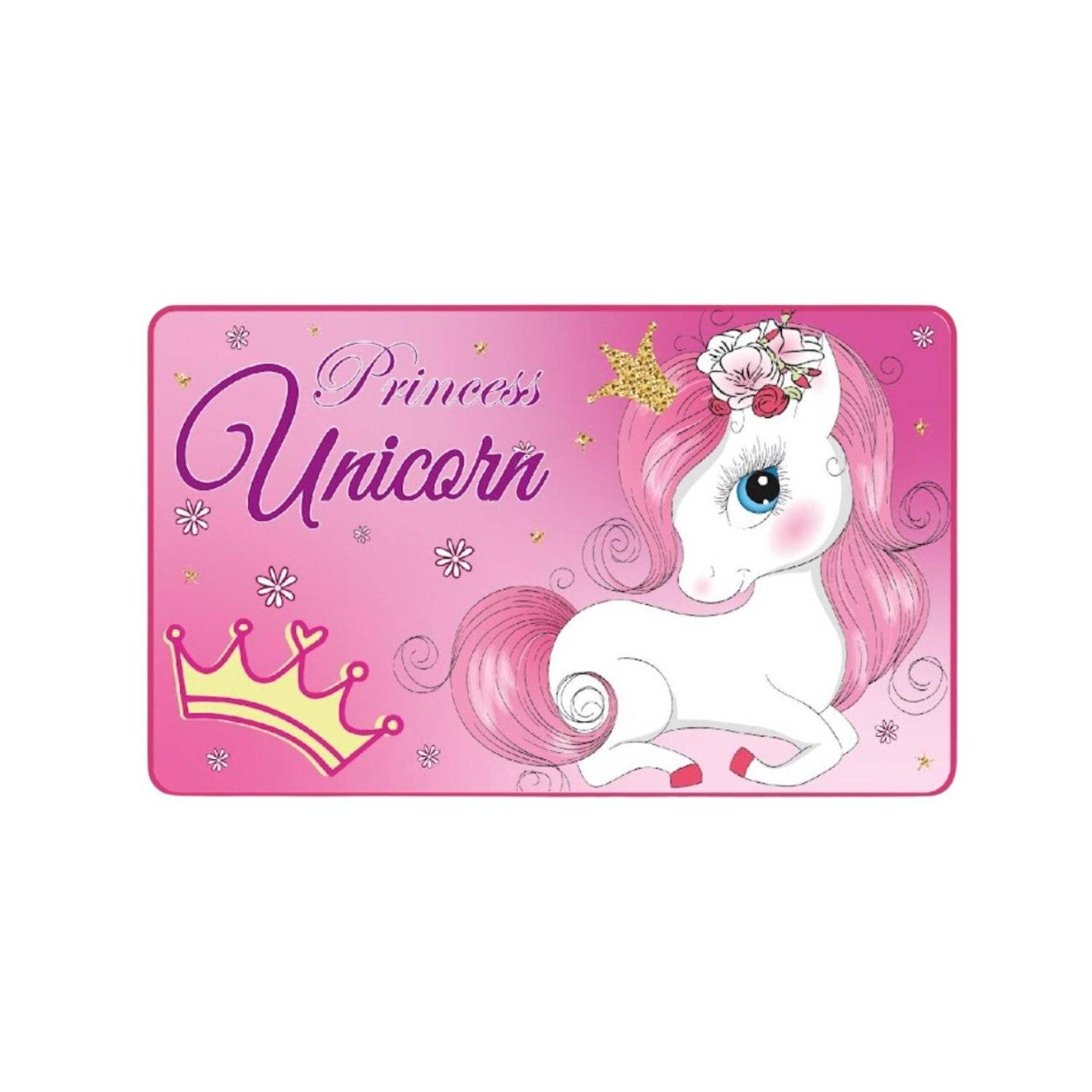 Unicorn Weiche Schaumstoff-Unterlage Vielseitige Matte und Mauspad, 45x75 cm