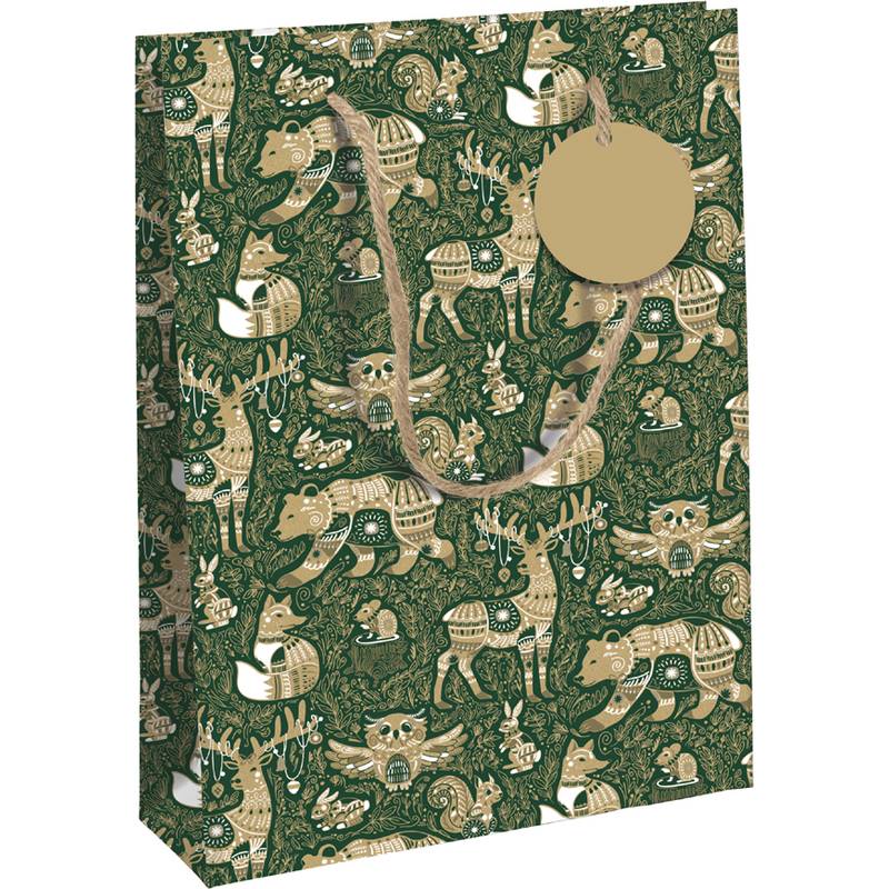 Clairefontaine Weihnachts-Geschenktüte "Forest", mittel