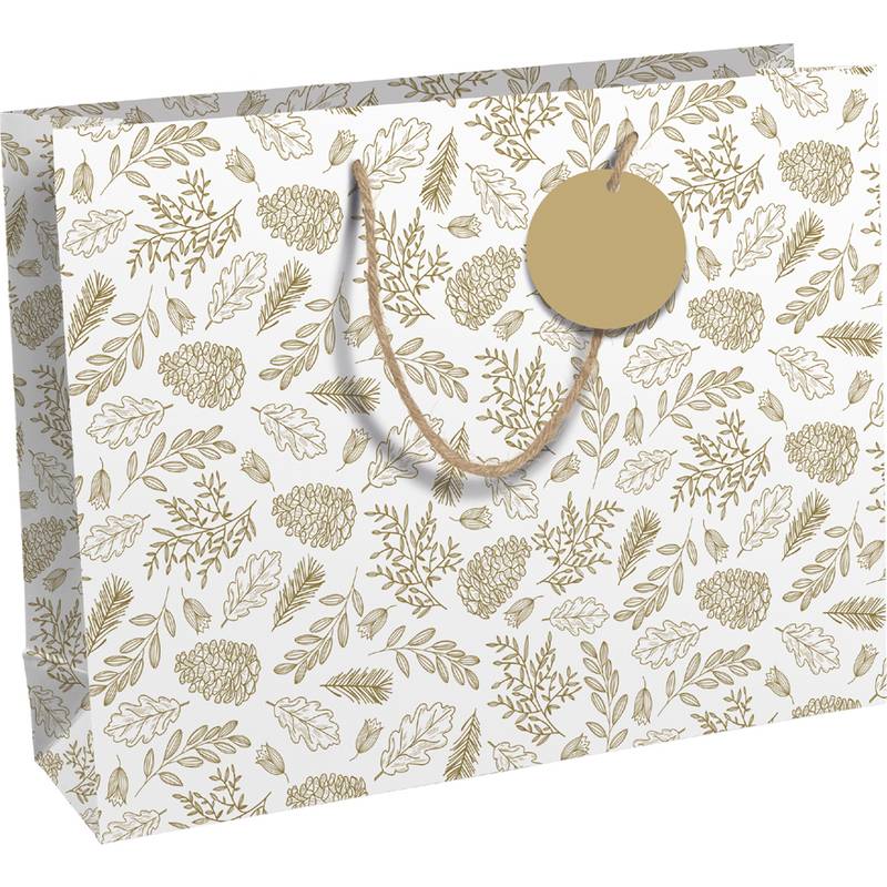 Clairefontaine Weihnachts-Geschenktüte "Forest", groß