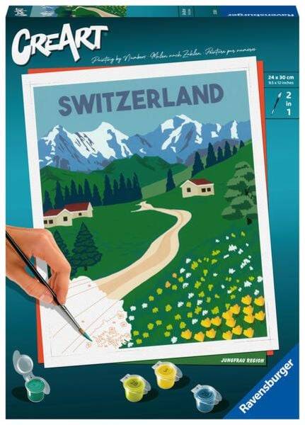 Ravensburger - Malen nach Zahlen - CreArt - Jungfrau Region