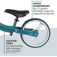 HUDORA Laufrad Classic | Kinder-Laufrad mit extra breiten 12 Zoll Rädern | Lauflernrad ab 3 Jahre |Blau HUDORA Laufrad Classic | Kinder-Laufrad mit extra breiten 12 Zoll Rädern | Lauflernrad ab 3 Jahre |Blau