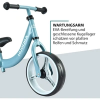 HUDORA Laufrad Classic | Kinder-Laufrad mit extra breiten 12 Zoll Rädern | Lauflernrad ab 3 Jahre |Blau HUDORA Laufrad Classic | Kinder-Laufrad mit extra breiten 12 Zoll Rädern | Lauflernrad ab 3 Jahre |Blau