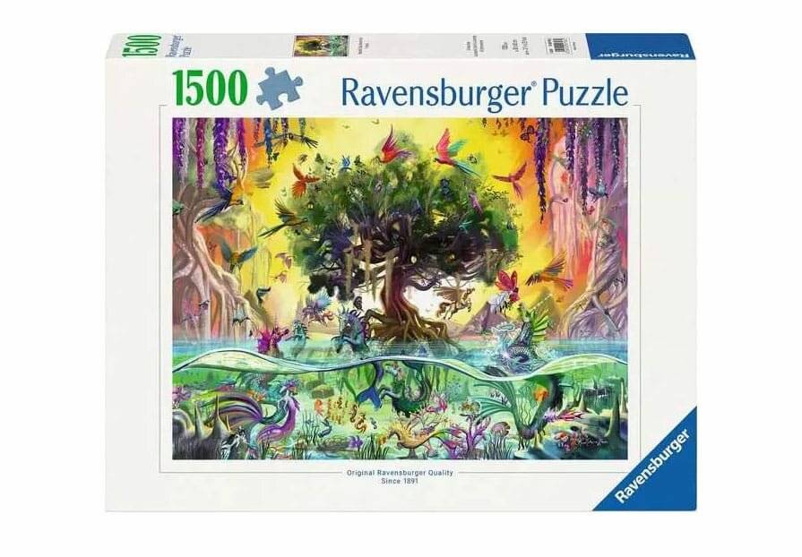 Original Ravensburger Quality Puzzle Das Einhorn aus dem See und seine Freunde (1500 Teile)