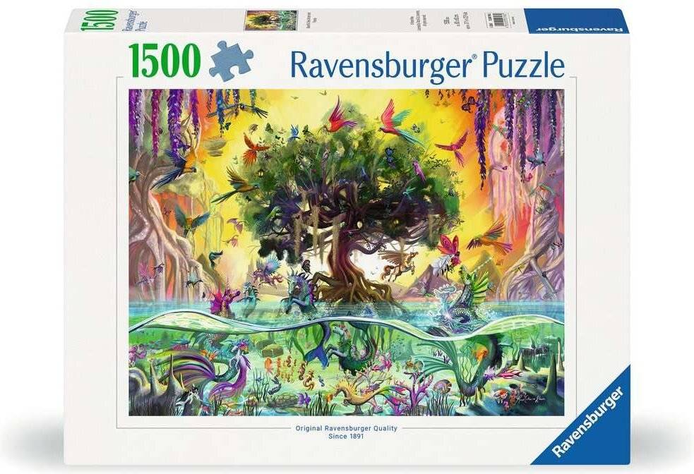 Original Ravensburger Quality Puzzle Das Einhorn aus dem See und seine Freunde (1500 Teile)