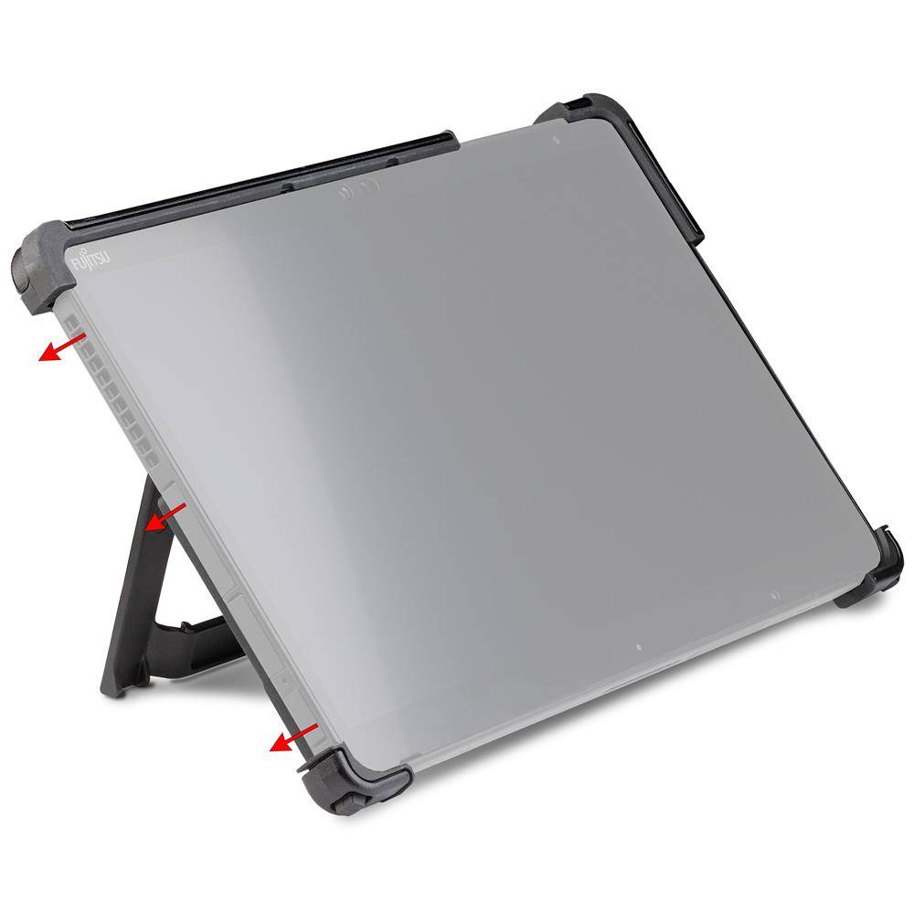 Fujitsu BUMPER Rugged Case (Refurbished) Tablet Schutzhülle (P/N: S26391-F3396-L200, für Stylistic Q7310, Q7311) schwarz