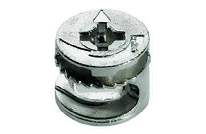 Rastex 15 ohne Abdeckrand, vernickelt, 18 mm