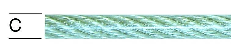 Vormann Stahldrahtseil Kunststoffummantelt 3 mm / 4 mm